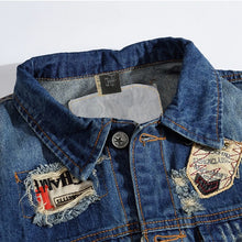 Load image into Gallery viewer, Men Denim Vest Jacket
