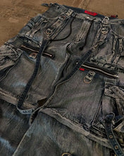 Load image into Gallery viewer, Men Retro Pockets Baggy Cargo Pants Baggy Jeans
