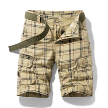 Load image into Gallery viewer, Plaid Beach Casual Camo Camouflage Shorts
