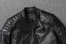 Load image into Gallery viewer, 2025 New Leather Jacket Top Layer 100% Cowhide Leather Clothes Men's Stand Collar Motorcycle Clothes  Autumn Winter Plus Size
