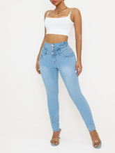 Cargar imagen en el visor de la galería, High-Waisted Stretch Denim Jeans
