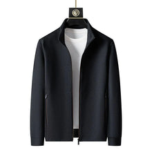 Load image into Gallery viewer, Suit Men's Casual Breathable High-end Jacket Trousers Stand-up Collar Zipper Open Mens Clothes Spring and Autumn New Sportswear
