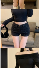 Load image into Gallery viewer, Women's New Sexy High-waisted Hot Pants
