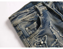 Load image into Gallery viewer, Men's Pearl Boot Cut Denim Jeans
