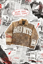 Load image into Gallery viewer, Vintage Distressed Leopard Print Jacket

