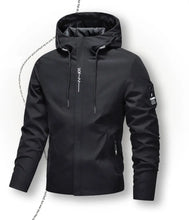Load image into Gallery viewer, Men Hiking Jacket Spring Autumn Streetwear Fashion Hooded Jacket Casual Zip Up Loose Coat Outdoor Jogging Activewear Windbreaker
