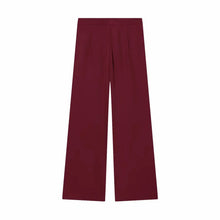 Load image into Gallery viewer, Women Suit Pants Two-Piece Set Buckle Decoration Long Sleeve Blazer Coat + Straight-Leg Pants 2 Pieces Sets Chic Woman Outfits
