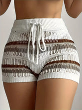Load image into Gallery viewer, Fashion Elegant Striped Knit Shorts
