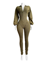 Load image into Gallery viewer, Weird Puss Washed Distressed Jumpsuit
