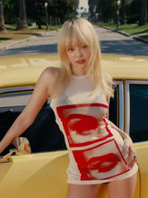 画像をギャラリービューアに読み込む, Weird Puss Lip Print Women Long  Sexy  2 Piece Set
