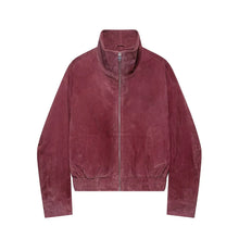 Load image into Gallery viewer, Women's  Versatile Stand Collar Short Zipper Polyester Long Sleeve Biker Jacket
