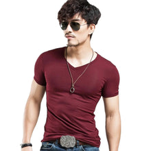 Load image into Gallery viewer, 2026 MRMT Brand New Men T Shirt 10 Colors Fitness Mens T-Shirts V Neck Man T-Shirt For Male Clothing Tshirts S-5XL Tops Tees
