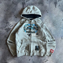 Cargar imagen en el visor de la galería, Sudadera con capucha con estampado de calavera gótica Y2K
