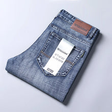 Lade das Bild in den Galerie-Viewer, WTHINLEE Four Seasons New Office Business Casual Men's Jeans American High Quality Loose Straight Retro Versatile Denim Trousers
