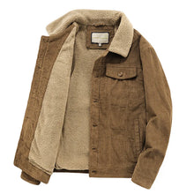 Load image into Gallery viewer, Men's Casual Turn-down Corduroy Jacket

