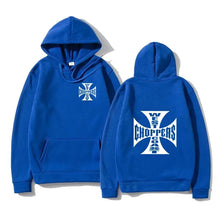 Load image into Gallery viewer, West Coast Iron Cross Choppers Printed Oversized Hoodie
