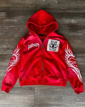 Load image into Gallery viewer, Autumn And Winter New Fashion Letter Embroidery Patch Zipper Sweater Women Y2K Harajuku Retro Gothic Casual Joker Sports Sweater

