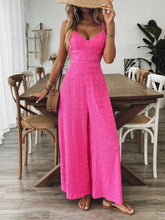 Load image into Gallery viewer, 2025 Simple Style Jumpsuit Jumpsuits For Woman  Wide Leg Women's Clothing Casual Sleeveless Sling Solid Color Holiday Vacation
