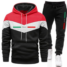 Load image into Gallery viewer, Casual Mens Tracksuit Print Sweatshirts Outdoors Fitness Sports Jogging Mens Clothing Hot Sales Warm Single Piece Hoodie Pants
