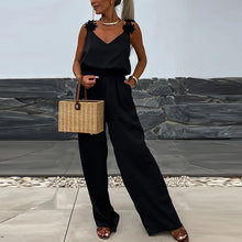 Load image into Gallery viewer, Female Jumpsuit For Women Casual Summer Solid Loose Long Pants Jumpsuit Women Bohemian Rompers Jumpsuit Overalls Female
