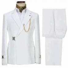 Load image into Gallery viewer, Men's Blazer Pants and Jacket Italian Design Notched Lapel Slim Fit Suit

