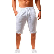 Load image into Gallery viewer, New Men's Cotton Linen  Shorts Fitness Streetwear S-4XL
