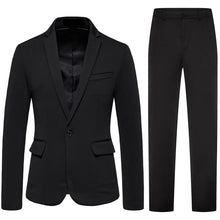 Load image into Gallery viewer, Men's 2-Piece Suit Set Fashionable Eveningwear Tuxedo Pants Ideal for Wedding Parties
