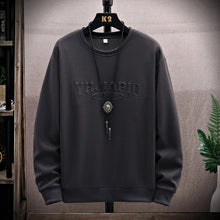 画像をギャラリービューアに読み込む, Men's Round Neck Long Sleeved  Long-sleeved Sweatshirt
