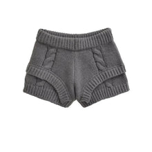 Load image into Gallery viewer, Womens Knitted Shorts Thick Drawstring Elastic Waist Soft Breathable High Waist Female Versatile Y2k Casual Knitting Mini Shorts
