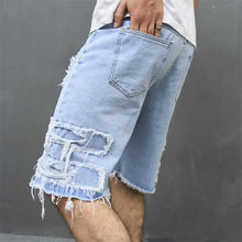 Load image into Gallery viewer, Ripped Denim Distressed Cat Whiskers Short
