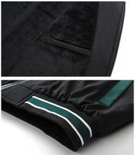 Load image into Gallery viewer, Autumn Winter Fleece Jacket Men 10XL Plus Size Varsity Jacket Fashion Sleeve Patchwork Coat Male Warm Jackets Big Size 10XL

