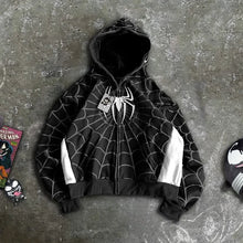 Load image into Gallery viewer, American Spider Vintage Zip Up Hoodie
