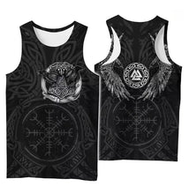 Load image into Gallery viewer, Nordic Viking Mythology Themed Men's Sleeveless Vest 3D Printed Men's Top Streetwear Retro Vest Tank Top Men Mens Clothing
