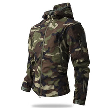 Load image into Gallery viewer, Men Outdoor Three-in-one  All-weather Camouflage Assault Jackets Male Breathable Windbreaker Warm Coats Sportswear Jackets 4XL
