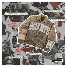 Load image into Gallery viewer, Vintage Distressed Leopard Print Jacket
