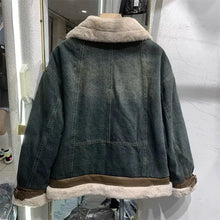 Load image into Gallery viewer, Women's Lamb Fur Inner Parka Loose Top Trendy Jacket
