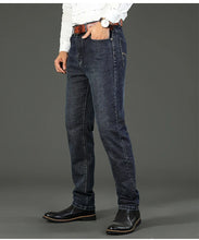 Lade das Bild in den Galerie-Viewer, WTHINLEE Four Seasons New Office Business Casual Men's Jeans American High Quality Loose Straight Retro Versatile Denim Trousers
