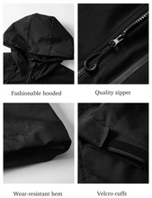 Load image into Gallery viewer, Men's Outdoor Jacket Waterproof Windbreaker Sports Climbing Trekking Multiple Pockets Skiing Softshell Zipper Hooded Jackets

