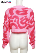Load image into Gallery viewer, Weird Puss y2k Sweet Cardigan Sweater
