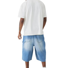 Load image into Gallery viewer, Men's Strecth Knee Length Washed Shorts
