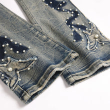 Load image into Gallery viewer, Men's Pearl Boot Cut Denim Jeans
