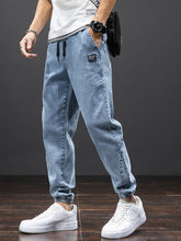 Load image into Gallery viewer, Cargo Men Denim Jogger Pants
