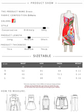 Cargar imagen en el visor de la galería, Weird Puss Colorful Print Backless Sleeveless Dress
