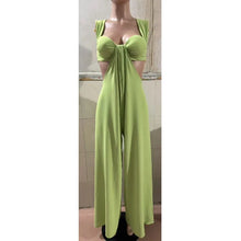 Load image into Gallery viewer, Hollow Out Slim Solid Color Sleeveless Casual Elegant Temperament Simple Jumpsuit
