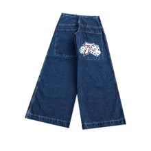 Charger l'image dans la galerie, Y2K Baggy Jeans vintage Embroidered high quality jeans men women Hip Hop Harajuku Goth fashion streetwear Casual wide leg Jeans
