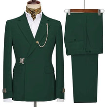 Load image into Gallery viewer, Men's Blazer Pants and Jacket Italian Design Notched Lapel Slim Fit Suit
