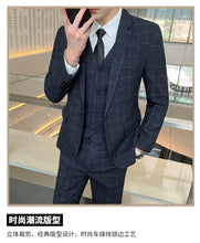 Load image into Gallery viewer, Men Fashion Business Casual Suits

