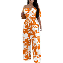 Load image into Gallery viewer, 2026 Jumpsuits for Women Summer Fashion Off Shoulder Casual Short Sleeve Wide Leg Rompers Sexy Slim Ladies Overalls Streetwear
