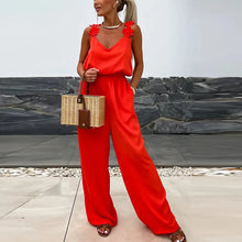Load image into Gallery viewer, Female Jumpsuit For Women Casual Summer Solid Loose Long Pants Jumpsuit Women Bohemian Rompers Jumpsuit Overalls Female
