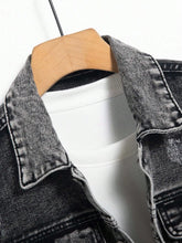 Cargar imagen en el visor de la galería, Chaqueta vaquera informal para hombre
